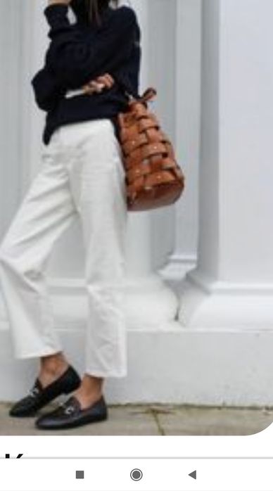 Jeansy białe F&F 40