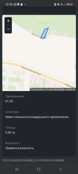 Дачна ділянка...