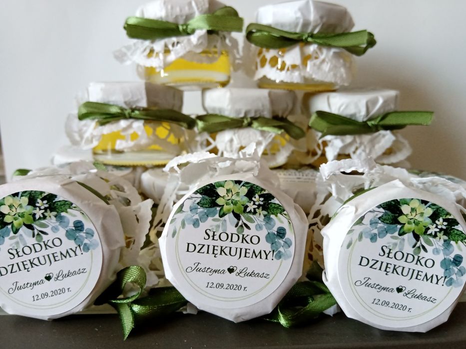 Upominki podziękowania dla gości wesele komunia