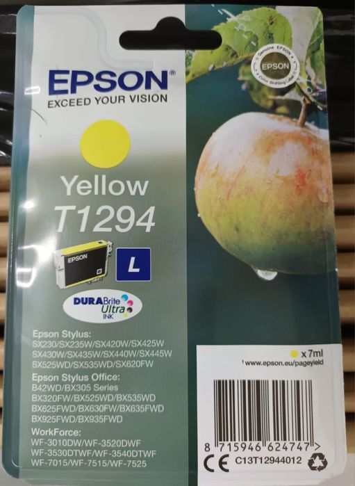 Tinteiro Epson T1294L Amarelo