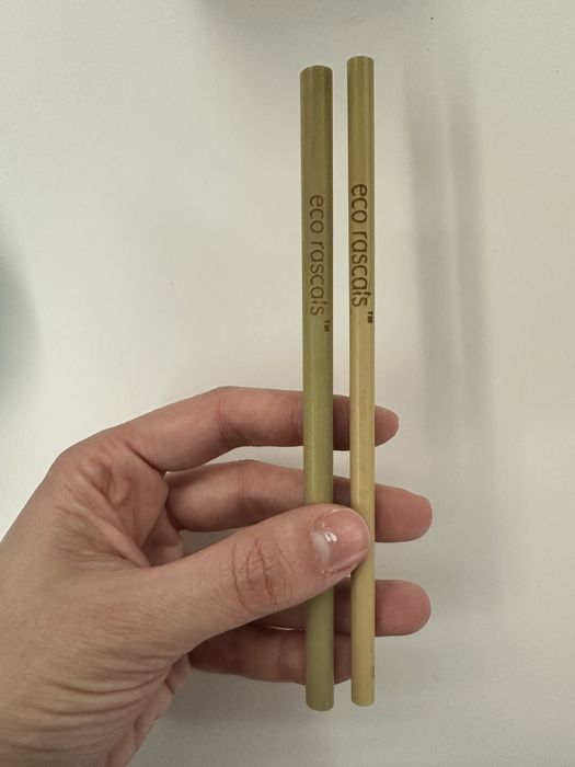 Copo de Bambu com Palhinha Eco Rascals