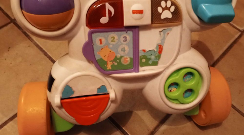 Fisher-Price interaktywny chodzik zebra