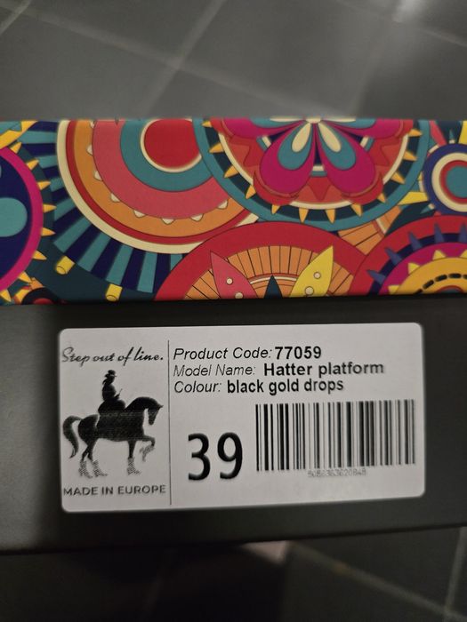 botki damskie Embassy London Hatter Platform – Drops