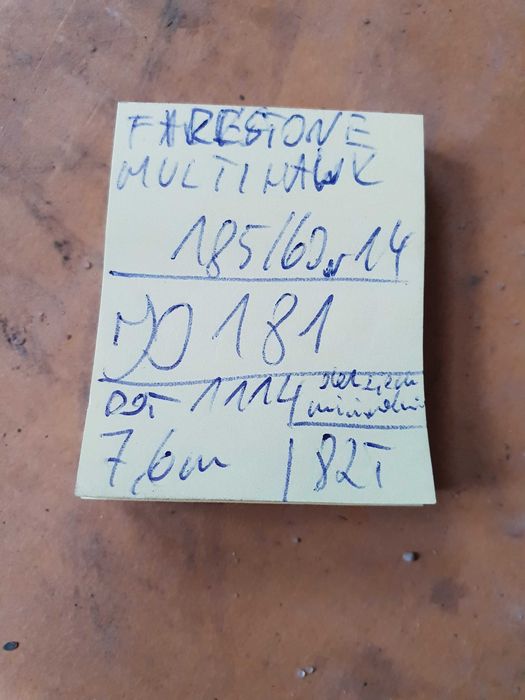 Firestone 185/60 r14 MultiHawk /// 7,6mm!!! opona