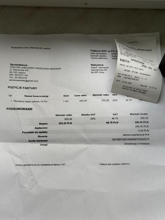 Iphone 14 pro. Stan bardzo dobry. Nowiutka bateria