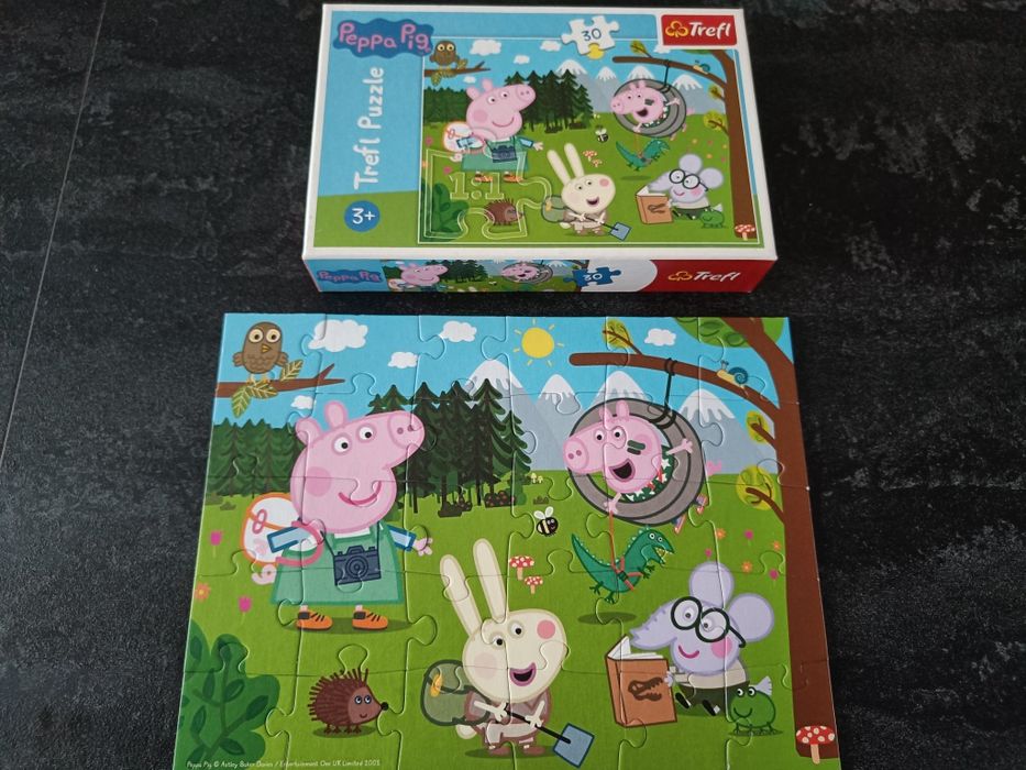 Puzzle Trefl Świnka Peppa +3 liczba puzzli 30