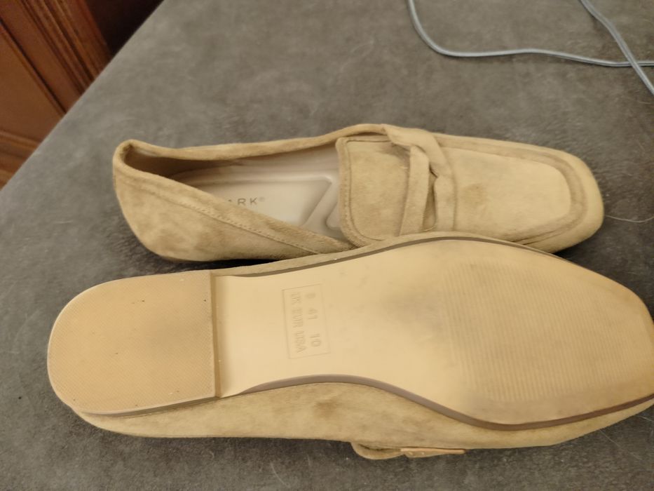 Buty damskie zamszowe mokasyny rozm. 42