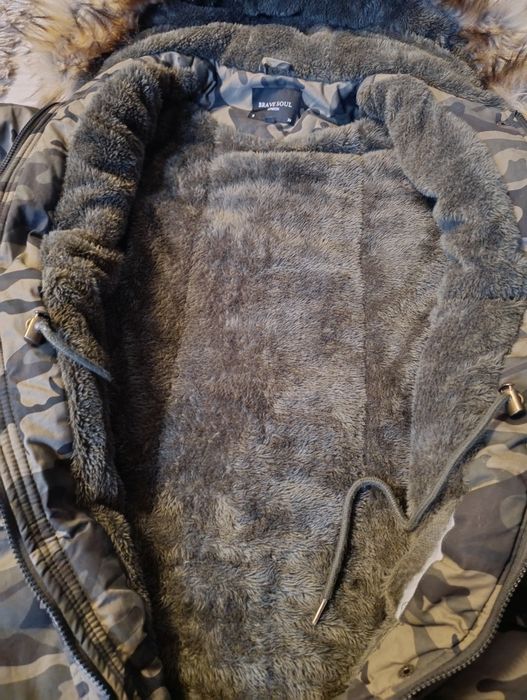 Kurtka zimowa moro parka Brave Soul M