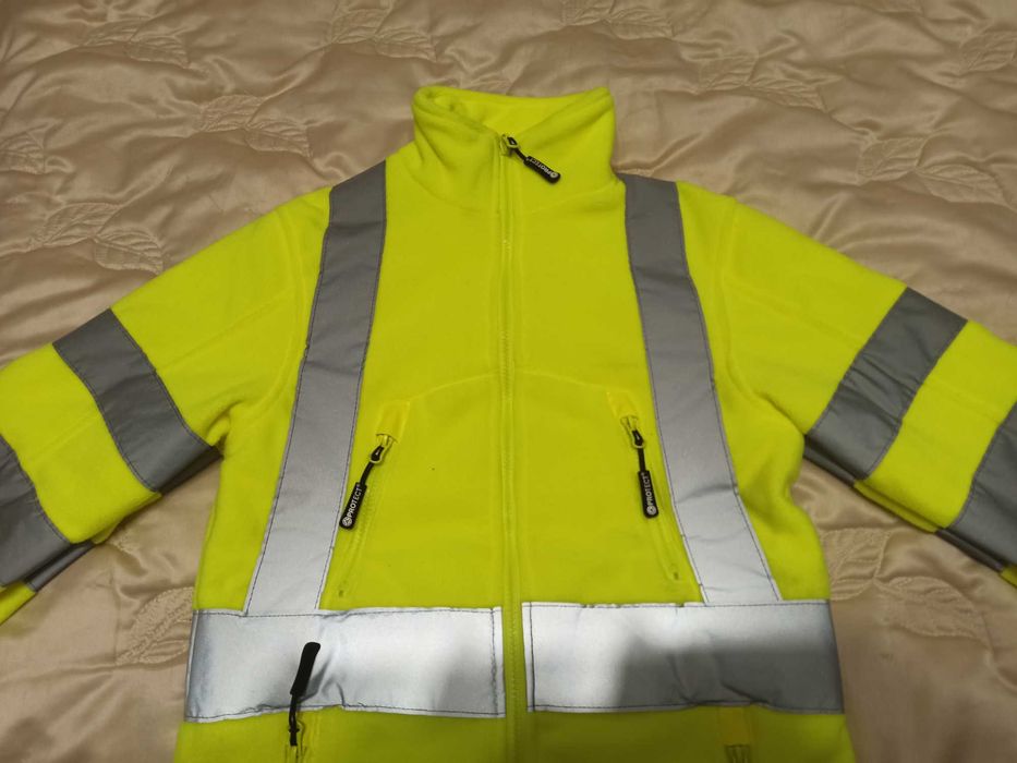 Męski polar bluza odblaskowa robocza 4-Protect XS  3M nowa nie Strauss