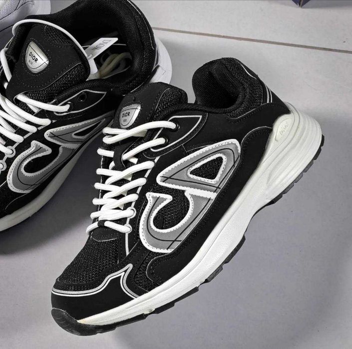БЕЗ ПЕРЕДОПЛАТИ)Dior B30 Black White Діор Б30 чорні білі: 3 190