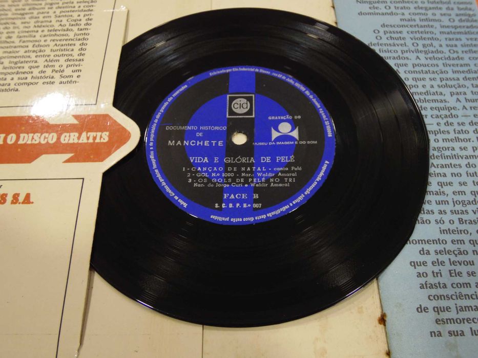 Manchete Vida e Glória de Pelé