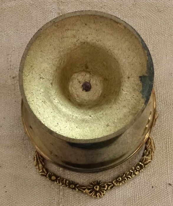 Caldeirinha de Água Benta em Latão com Aspersório Completo – Vintage