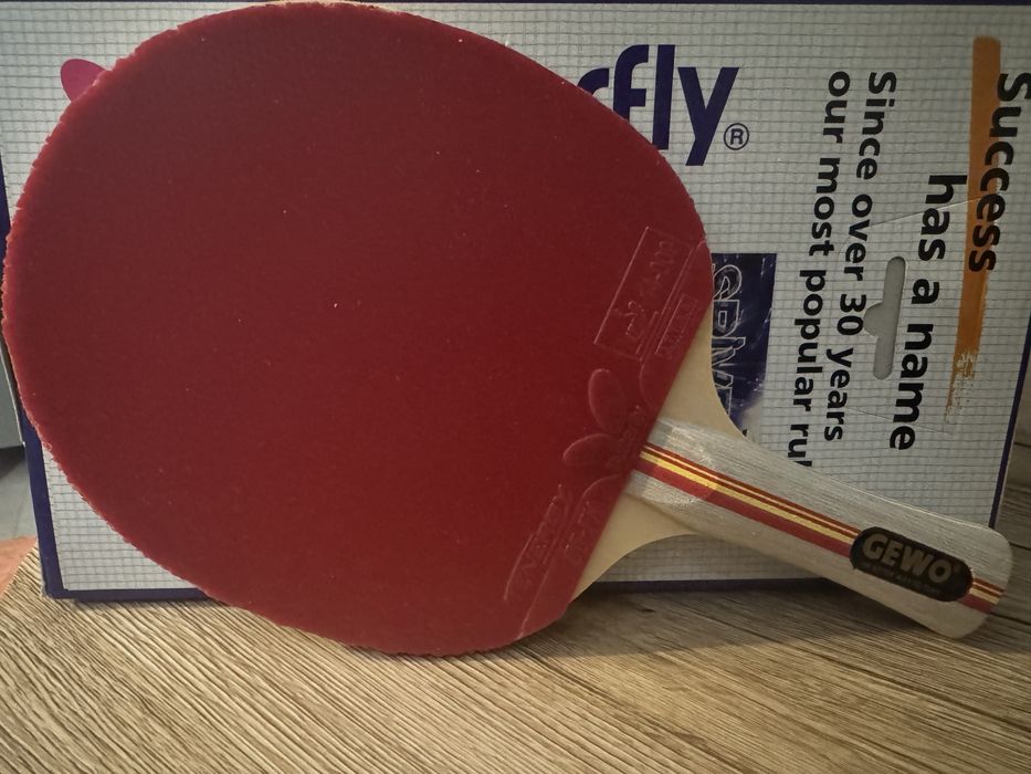 Rakietka do tenisa stolowego butterfly tenergy 05 i nowa deska gewo al