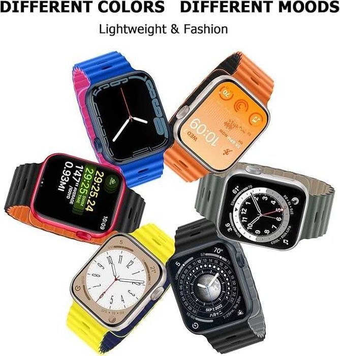 Anlinser Silikonowy sportowy pasek z do zegarka Apple Watch 41mm