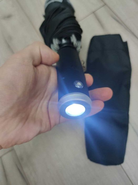 Зонт Xiaomi с подсветкой и фонариком