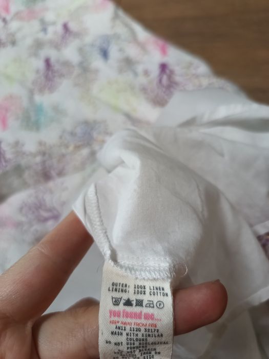 Sukienka letnia len, r. XL