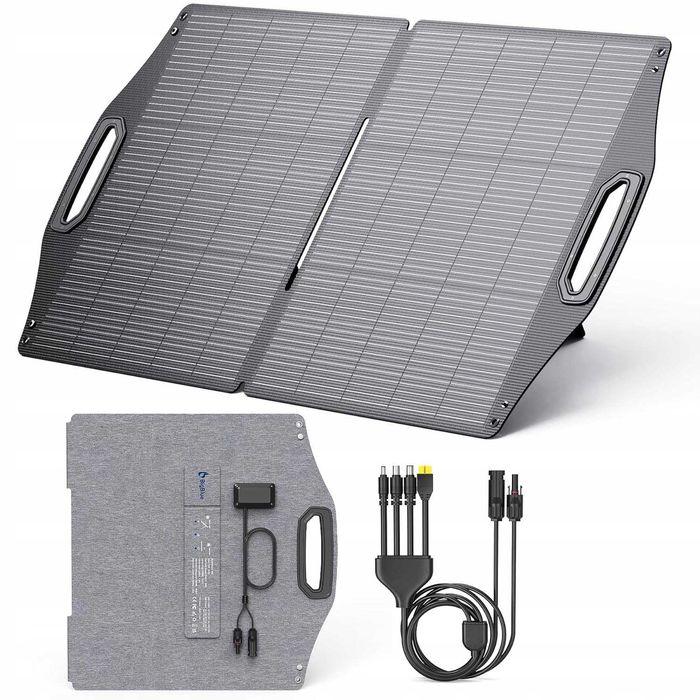 Przenośny Panel Solarny Słoneczny Solar 100W 21V Składany USB-C PD45W