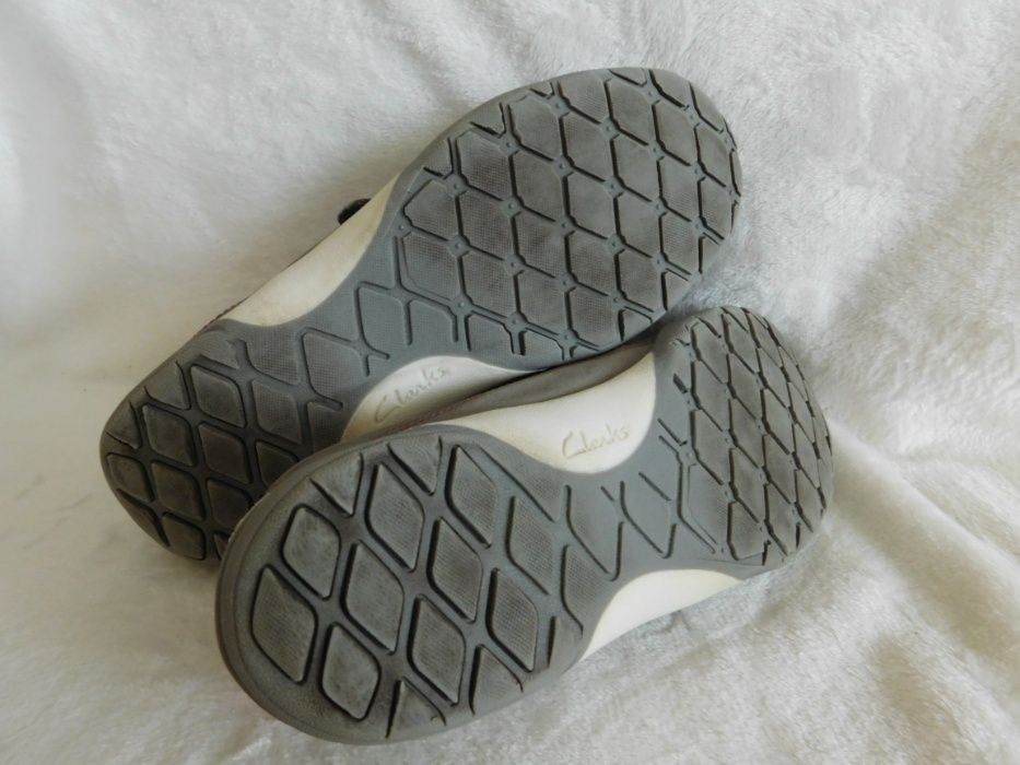 Мокасины спортивные Clarks женские. Размер 39,5, стелька 25 см