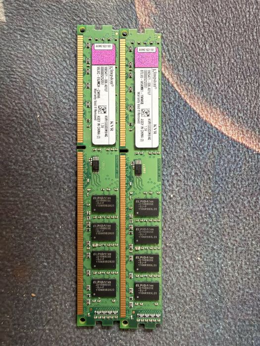 Lote 2x Memórias RAM DDR3 4GB Desktop (Total 8GB)
