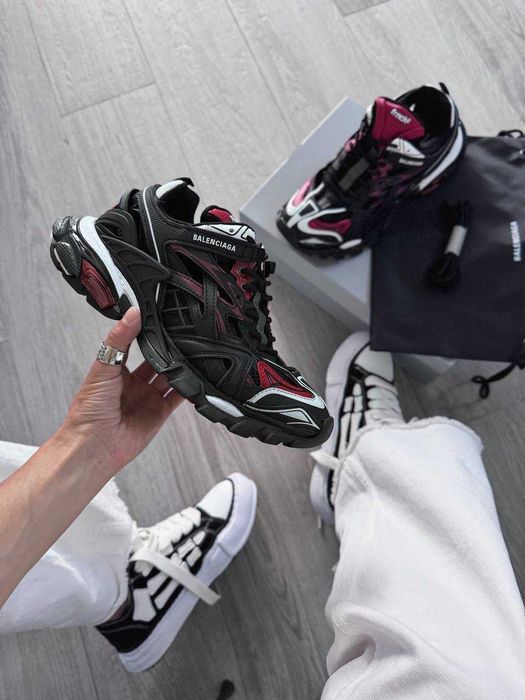 Кросівки Balenciaga Track 2 Black/Red premium | Кроссовки чоловічі жіночі
