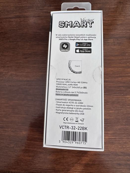 Smartwatch Cectos Smart VCTR-32-22BK nowy