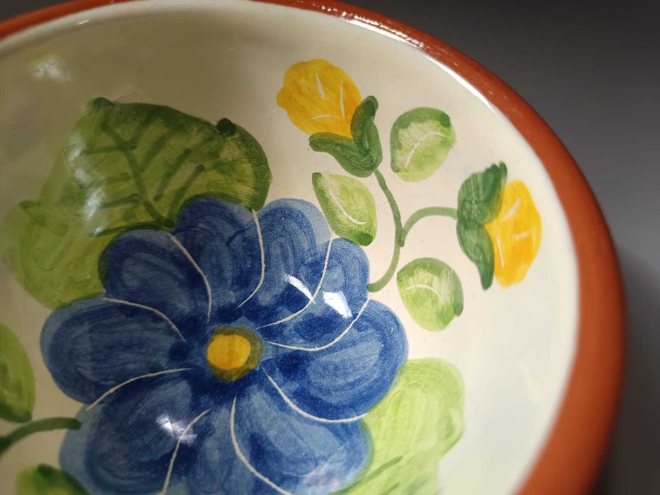 Tacinha em Faiança Portuguesa – Pintura Floral Artesanal