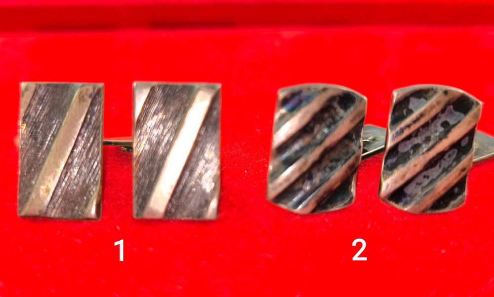 SREBRNE Spinki do Mankietów Pr.800 RYTOSZTUKA + WK /Kraków