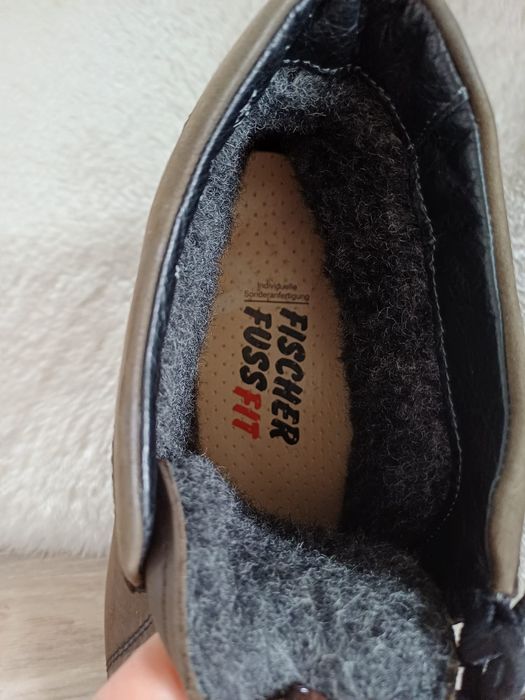 Buty damskie zimowe ortopedyczne skórzane Solidus rozm 7,5 (40,5).