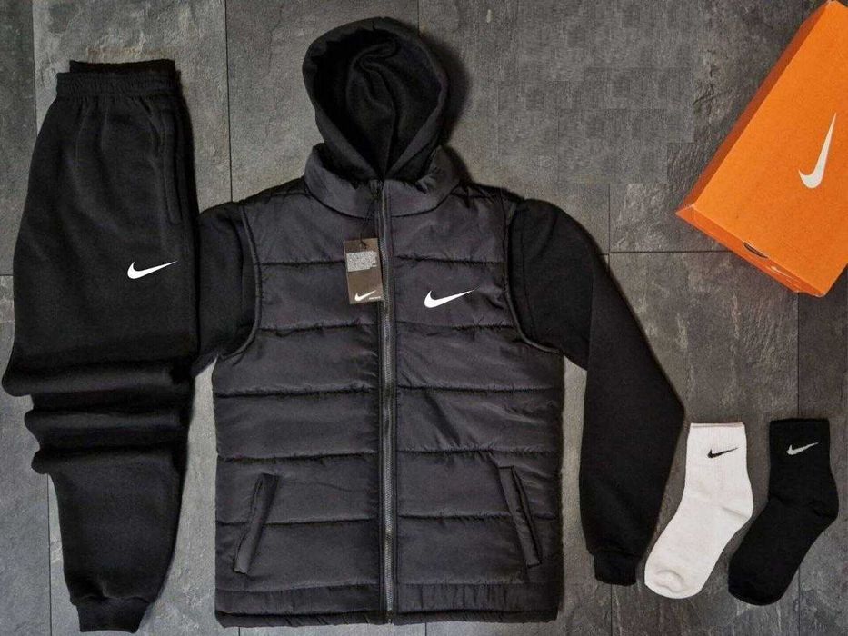 Компллект 3в1 NIKE Двохнитка фліс