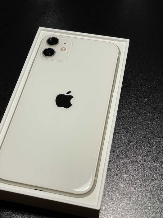 iPhone 11 128GB White | St. Idealny + nowe akcesoria