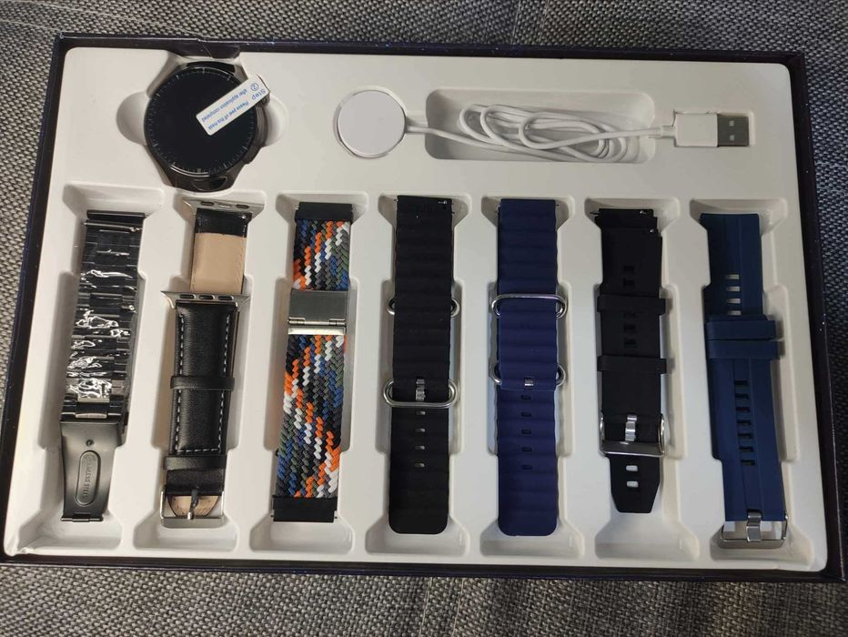 SmartWatch 4 PRO +7 pasków, rozmowy, menu PL