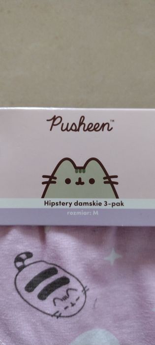 Hipstery damskie Pusheen 3-pak, rozmiar M
