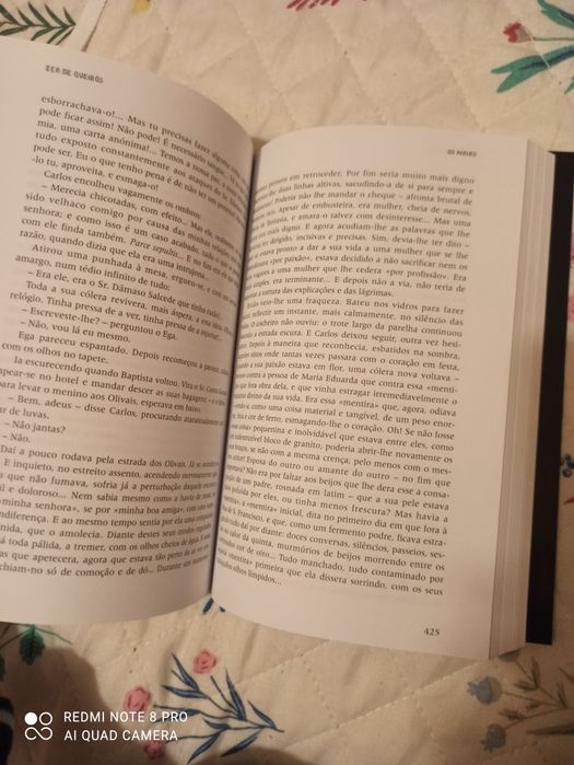 Livro Os Maias sem marcas