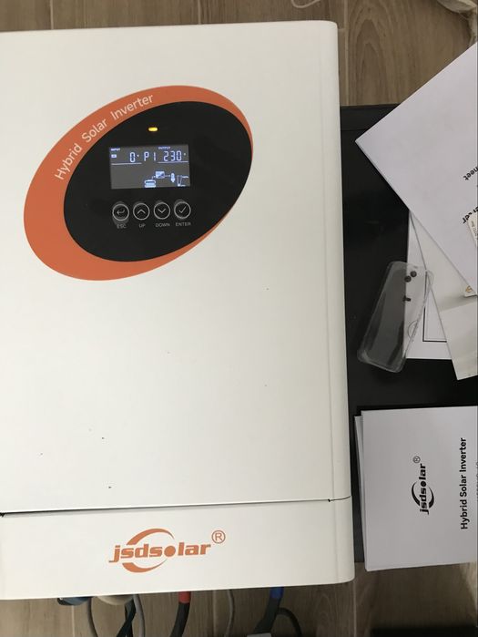 інвертори гібрид 4-6kw JSDsolar + акумулятори LiFePo4 48v100a, 24v100a