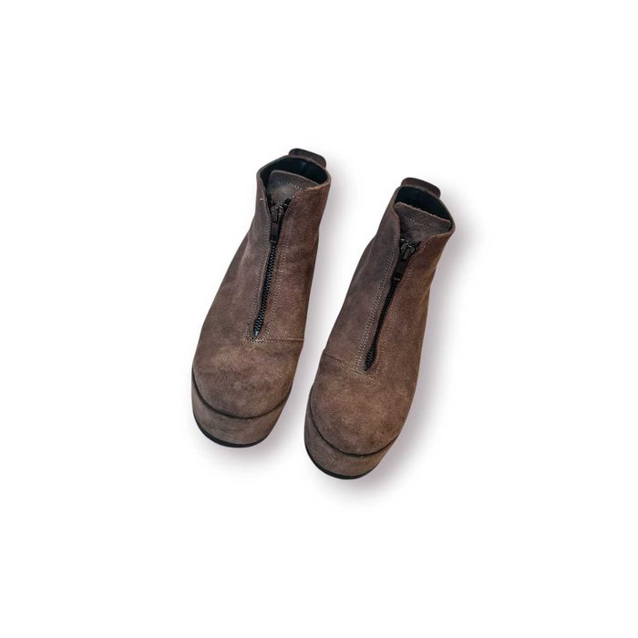 Botins Femininos Clays Camurça Plataforma Wedge – Tam.: 37