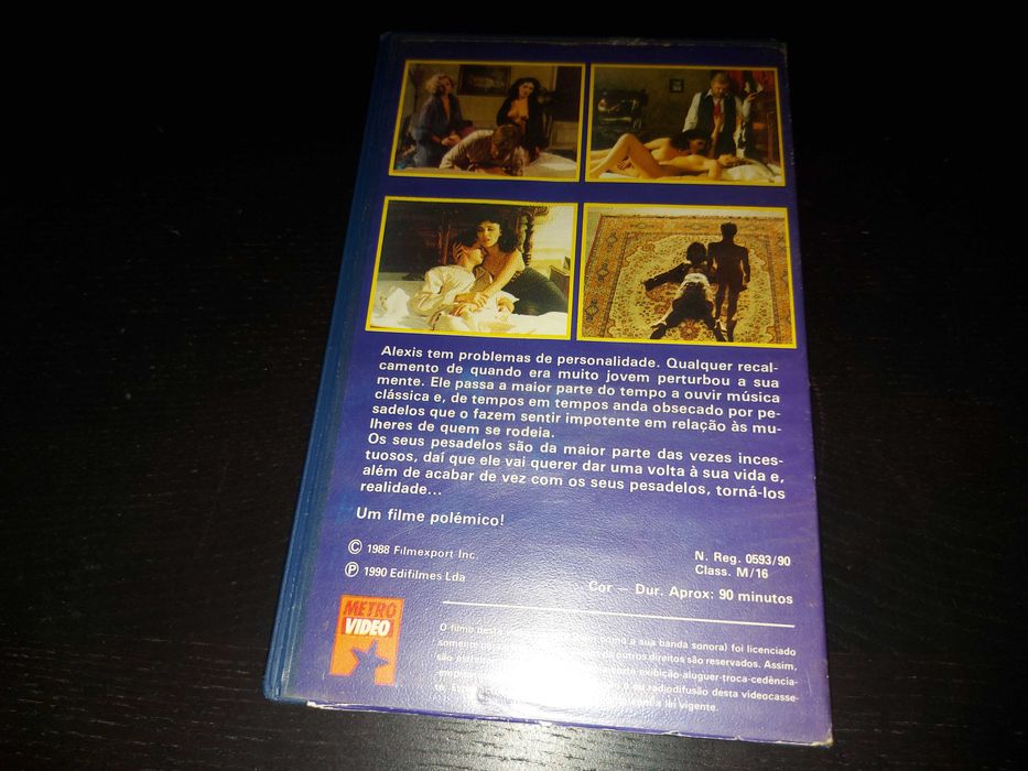 Luxuria de Alexis . filme de Joe D'Amato em VHS