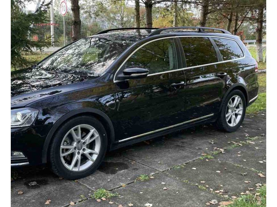 Volkswagen Passat B7 2012-2015 Накладки на арки (4 шт, черные ABS)