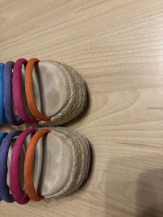 Kolorowe klapki damskie Belluci