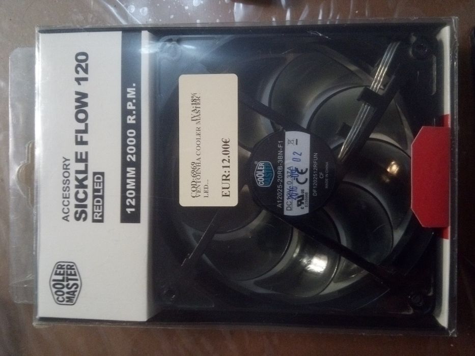 6 Ventoinhas - cooler master e outras