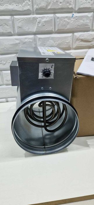 Нагреватель канальный, калорифер с  управлением  Вентс НК 200-1,2-1 Ун