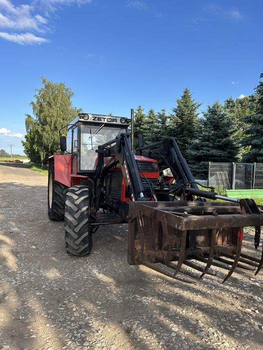 Zetor 12145 z turem i osprzętem