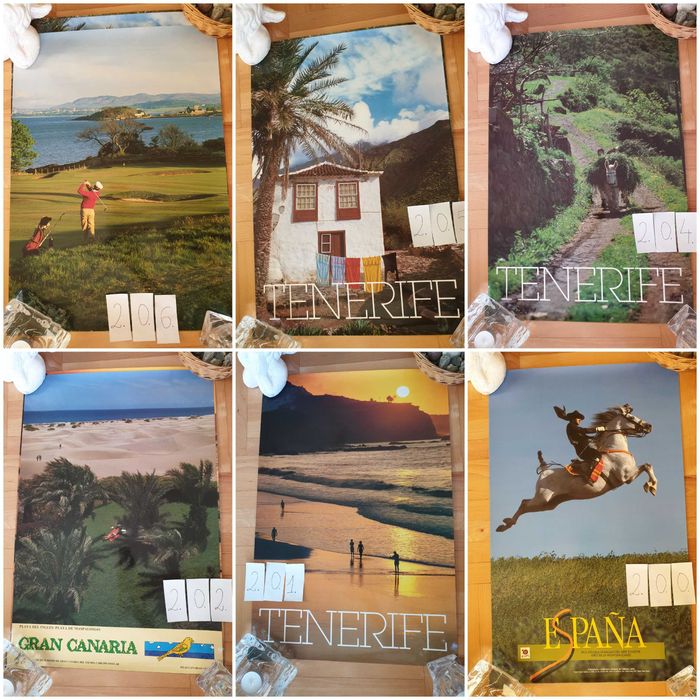 20x plakat Hiszpania, Teneryfa, Andaluzja, Gran Canaria, Ibiza Almeria