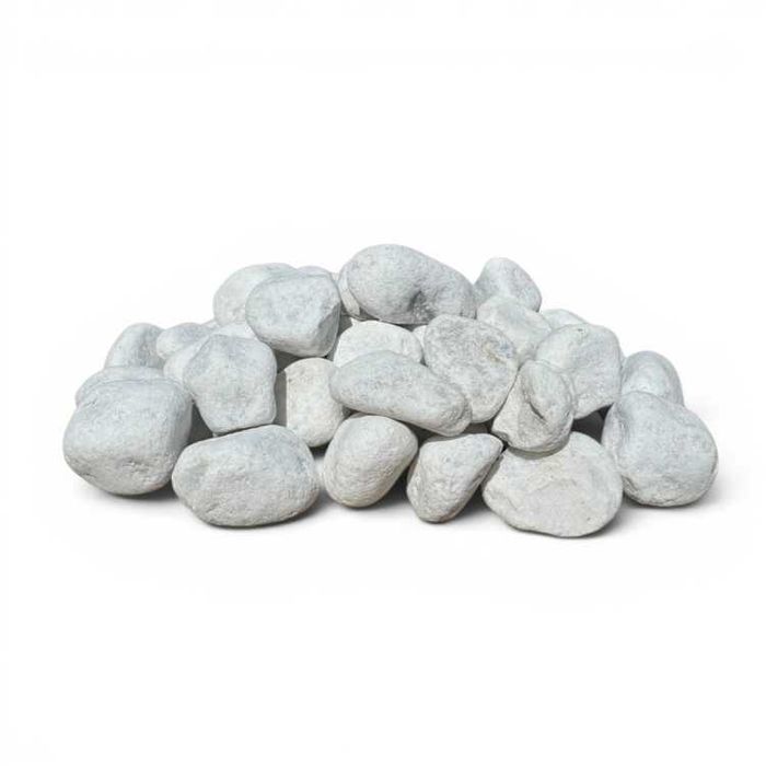 Otoczak Bianco Carrara (25 - 40 mm) | Worek 20 kg | Kamień ogrodowy