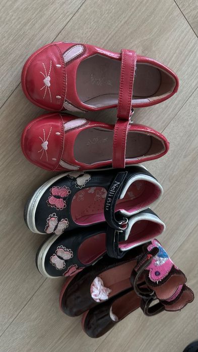 Туфлі шкіра для дівчинки лак розмір 27