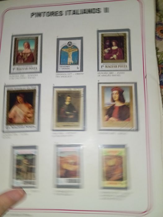 Selos de arte e pintura