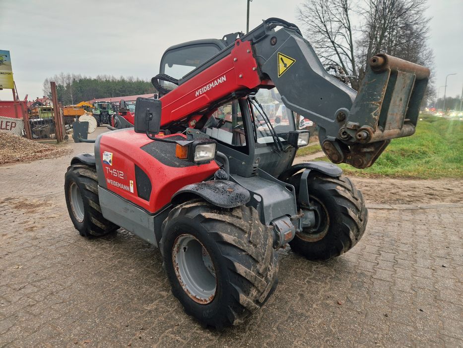 Weidemann T4512 super stan 2010r teleskopowa mini ładowarka schaffer