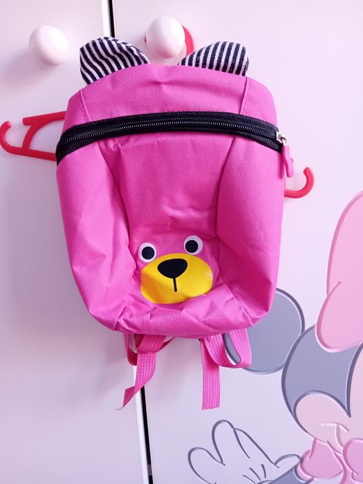 Plecsk z misiem dla dziewczynek.