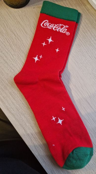 Coca-cola skarpetki czerwone