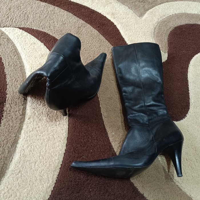 Buty na obcasie rozm 37 - kozaki botki szpilki sandały - Zestaw 8 par