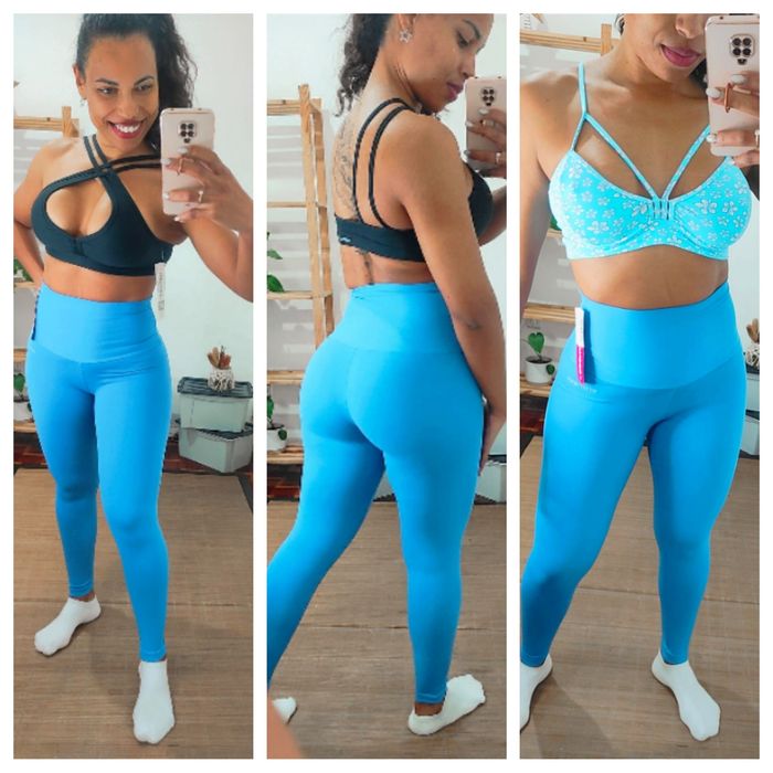 Leggings alta compressão romance
